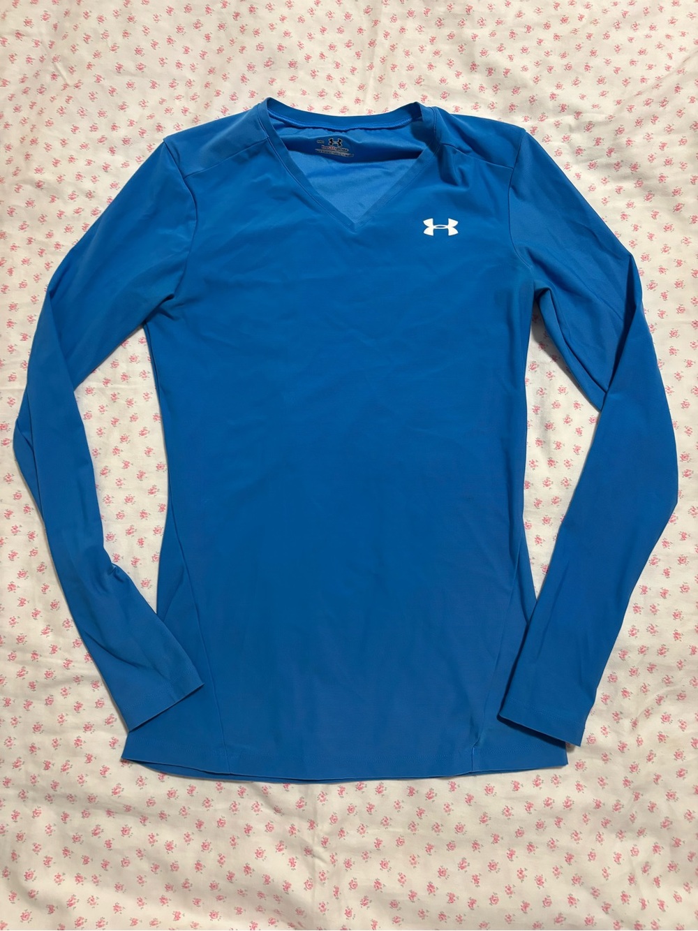 Blue under armour workout top - Size M
